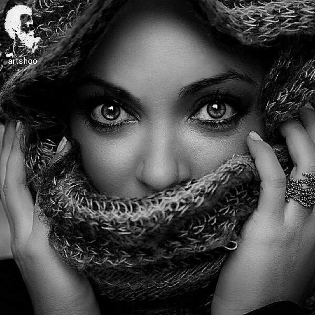 آموزش نقاشی سیاه قلم